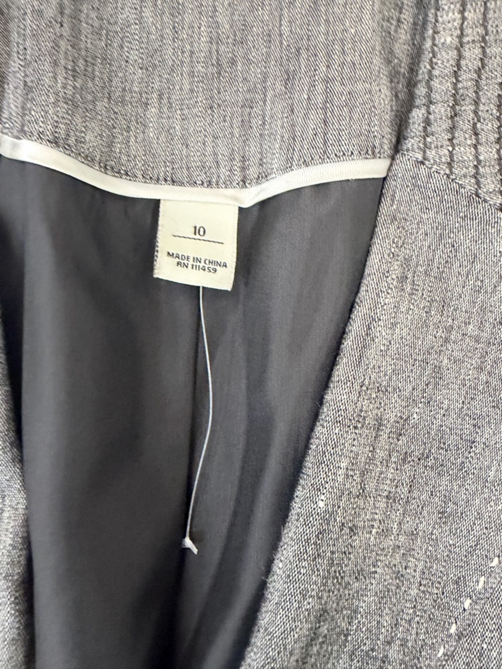 WHBM Gray Women's 2Pc Pant Suit Set - NWT - Picture 5 of 11